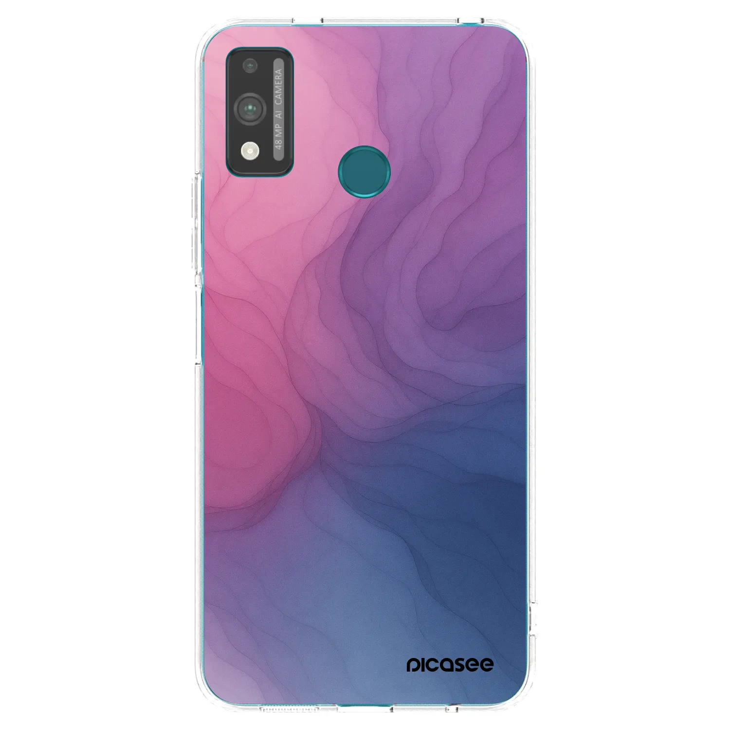 Picasee átlátszó szilikon tok az alábbi mobiltelefonokra Honor 9X Lite - Silk
