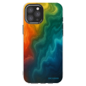 Picasee átlátszó szilikon tok az alábbi mobiltelefonokra Apple iPhone 12 Pro Max - Solar
