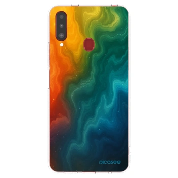 Picasee átlátszó szilikon tok az alábbi mobiltelefonokra Samsung Galaxy A20s - Solar