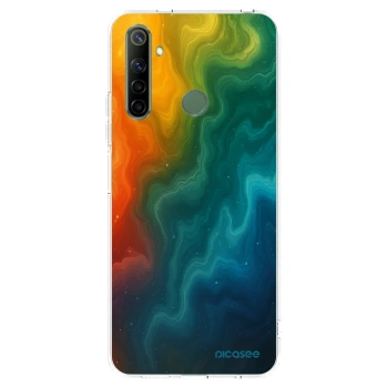 Picasee átlátszó szilikon tok az alábbi mobiltelefonokra Realme 6i - Solar