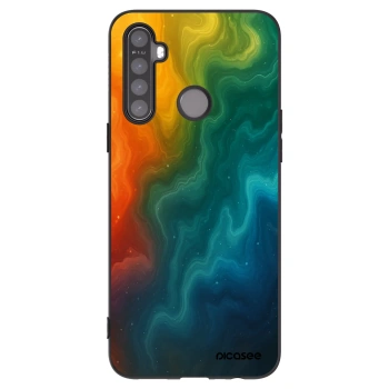 Picasee fekete szilikon tok az alábbi mobiltelefonokra Realme 6i - Solar