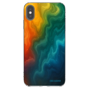 Picasee átlátszó szilikon tok az alábbi mobiltelefonokra Apple iPhone XS Max - Solar