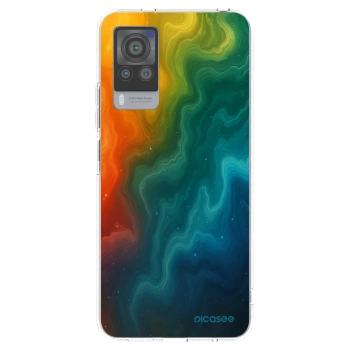 Picasee átlátszó szilikon tok az alábbi mobiltelefonokra Vivo X60 Pro 5G - Solar