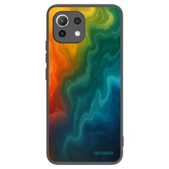 Picasee fekete szilikon tok az alábbi mobiltelefonokra Xiaomi 11 Lite 5G NE - Solar