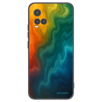 Picasee fekete szilikon tok az alábbi mobiltelefonokra Vivo Y33s - Solar