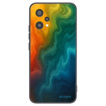 Picasee fekete szilikon tok az alábbi mobiltelefonokra Realme 9 Pro 5G - Solar