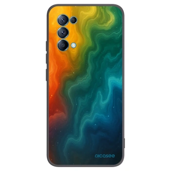 Picasee fekete szilikon tok az alábbi mobiltelefonokra OPPO Reno 5 5G - Solar