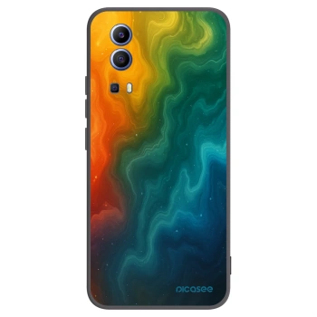 Picasee fekete szilikon tok az alábbi mobiltelefonokra Vivo Y52 5G - Solar