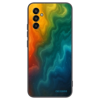 Picasee fekete szilikon tok az alábbi mobiltelefonokra Samsung Galaxy M13 M135F - Solar