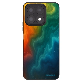 Picasee fekete szilikon tok az alábbi mobiltelefonokra Honor X8a - Solar
