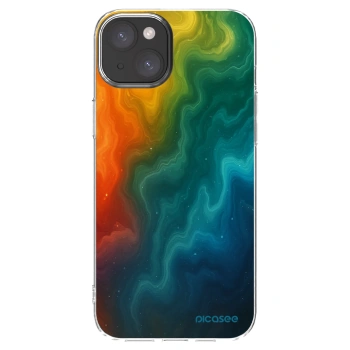 Picasee átlátszó szilikon tok az alábbi mobiltelefonokra Apple iPhone 15 Plus - Solar