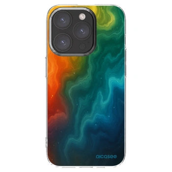 Picasee átlátszó szilikon tok az alábbi mobiltelefonokra Apple iPhone 15 Pro - Solar