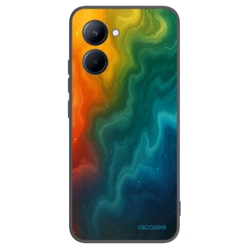 Picasee fekete szilikon tok az alábbi mobiltelefonokra Realme C33 (2023) - Solar
