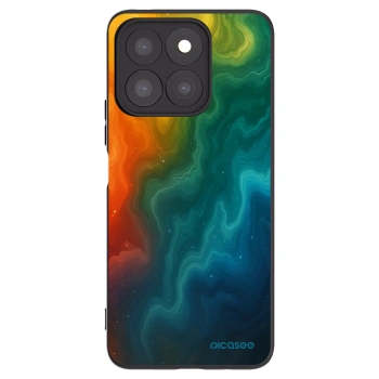 Picasee fekete szilikon tok az alábbi mobiltelefonokra Honor X8c - Solar