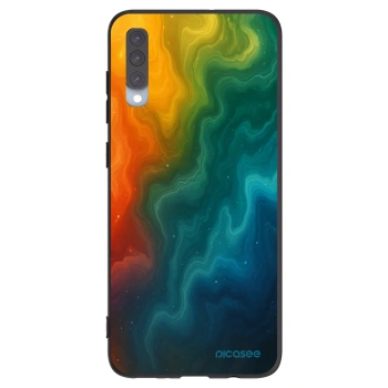 Picasee fekete szilikon tok az alábbi mobiltelefonokra Samsung Galaxy A70 A705F - Solar