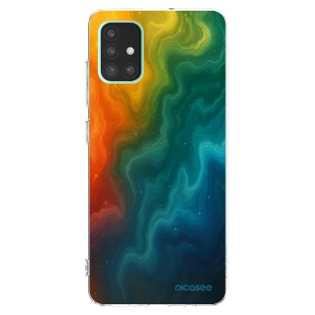 Picasee átlátszó szilikon tok az alábbi mobiltelefonokra Samsung Galaxy A51 A515F - Solar