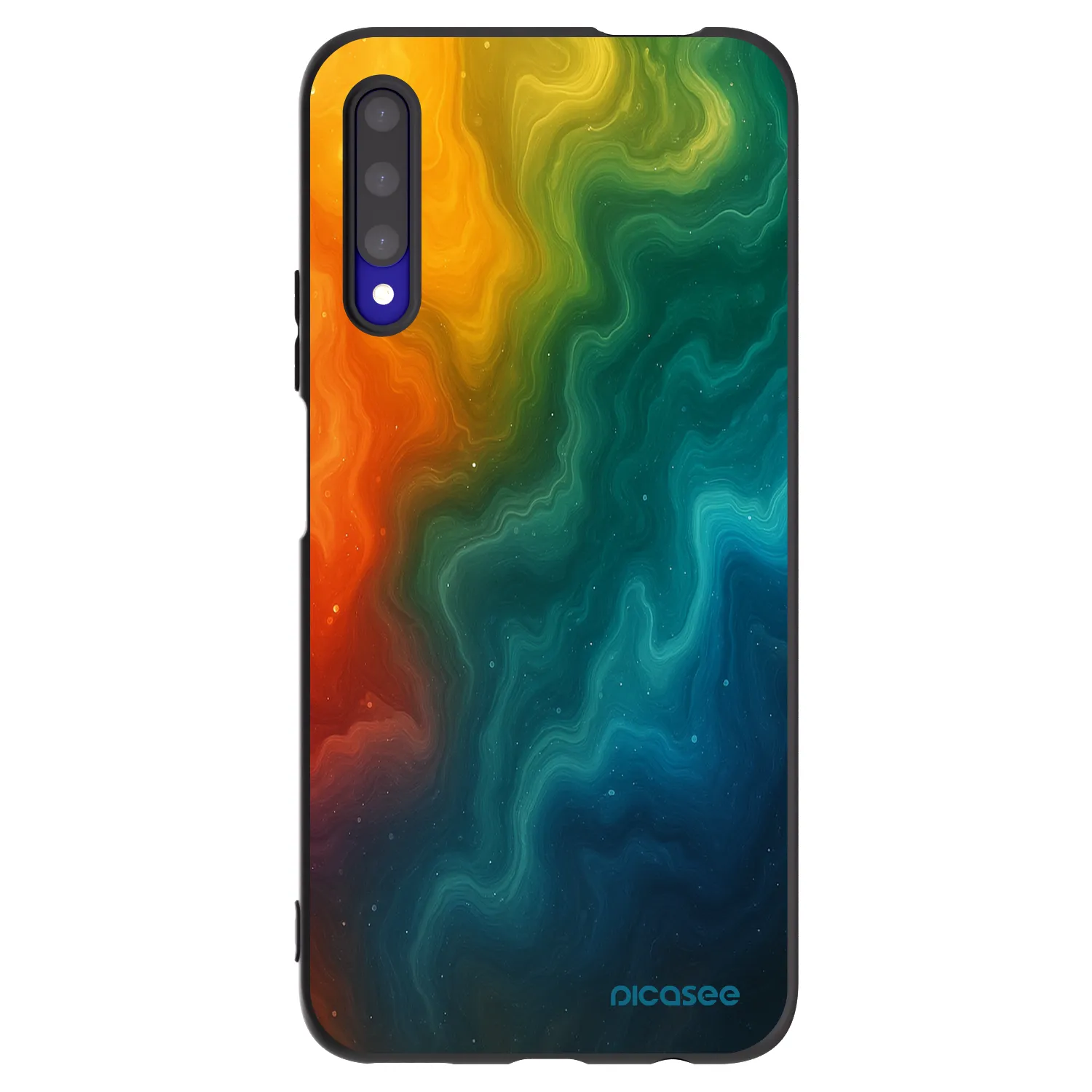 Picasee fekete szilikon tok az alábbi mobiltelefonokra Honor 9X Pro - Solar