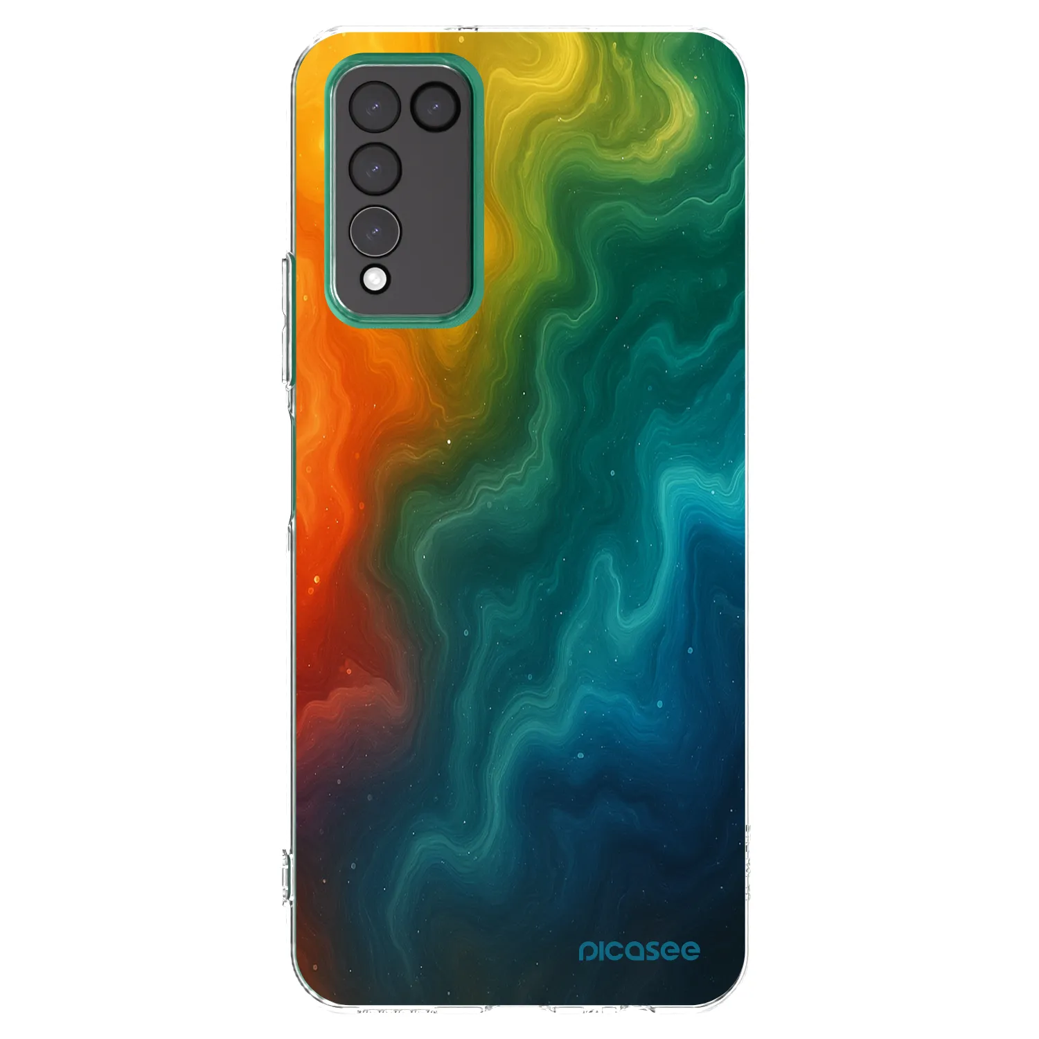 Picasee átlátszó szilikon tok az alábbi mobiltelefonokra Honor 10X Lite - Solar