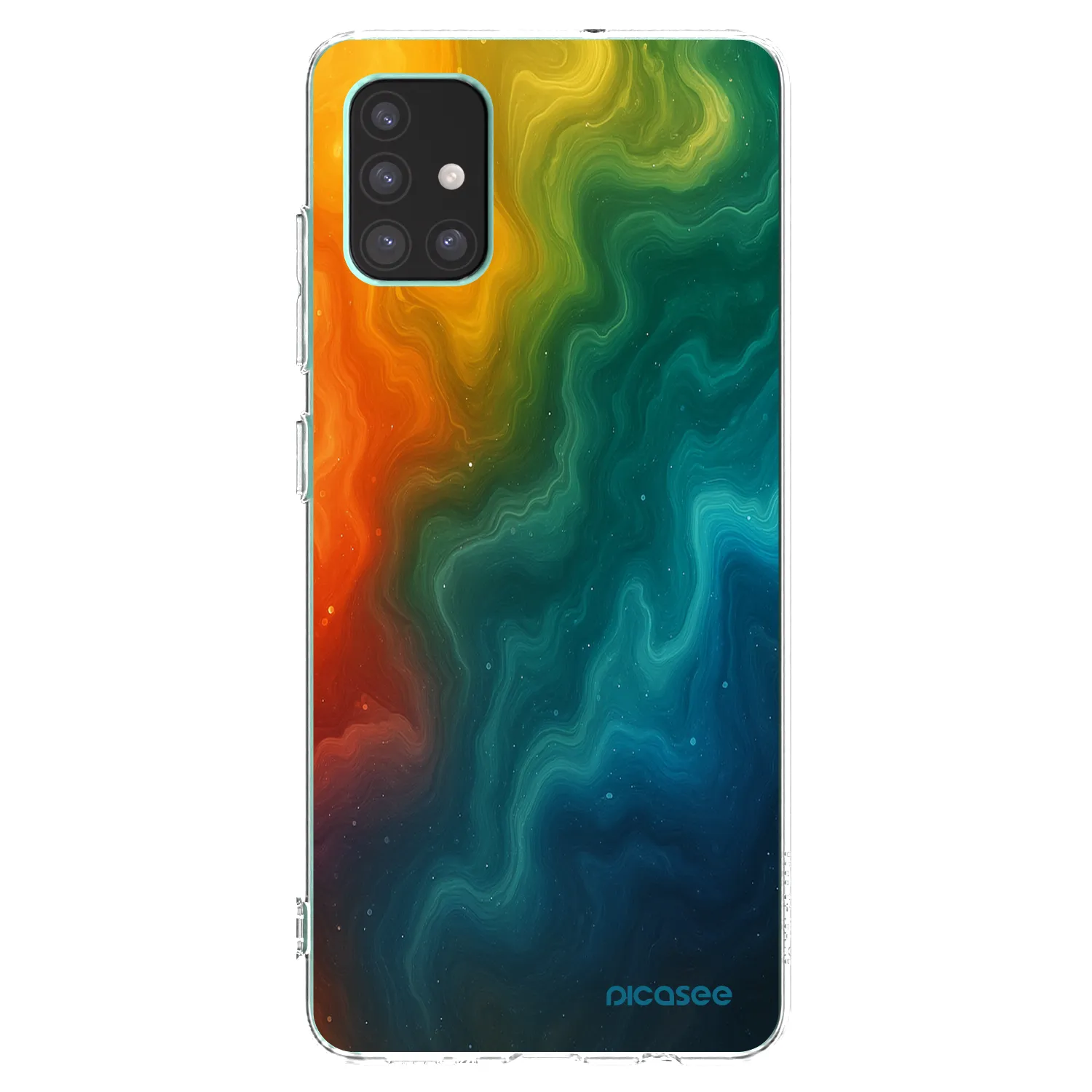 Picasee átlátszó szilikon tok az alábbi mobiltelefonokra Samsung Galaxy M51 M515F - Solar
