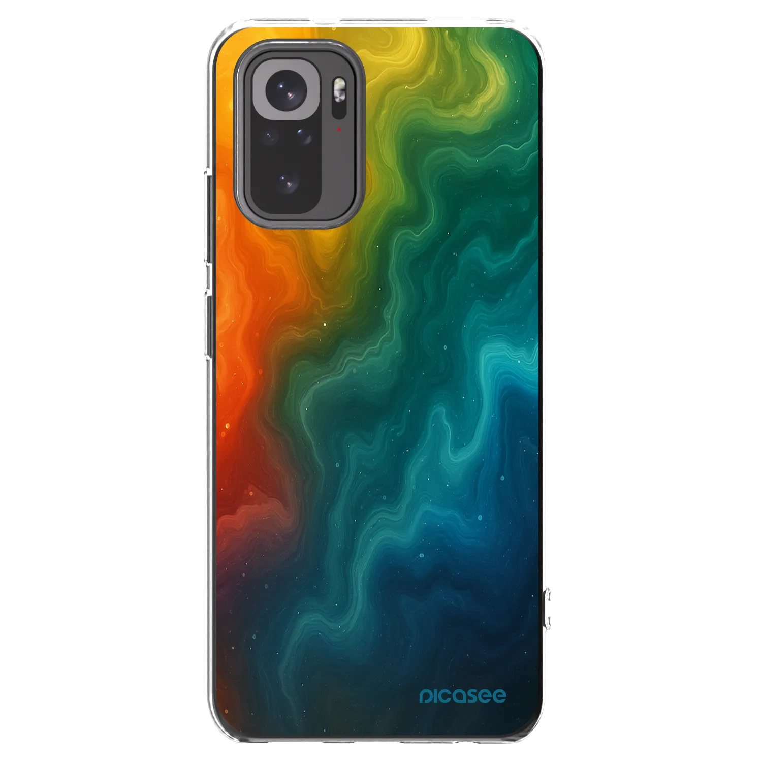 Picasee átlátszó szilikon tok az alábbi mobiltelefonokra Xiaomi Redmi Note 10S - Solar