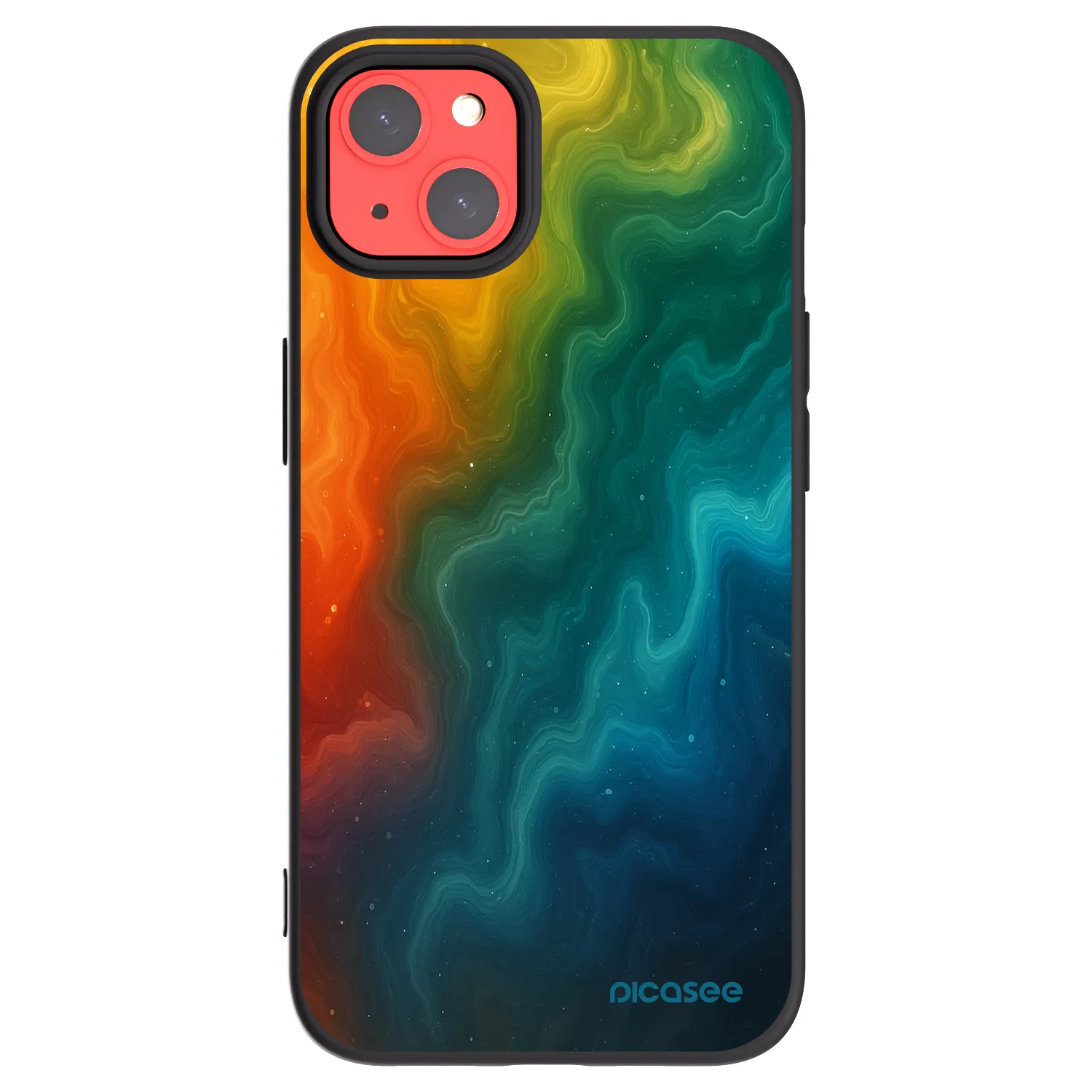 Picasee fekete szilikon tok az alábbi mobiltelefonokra Apple iPhone 13 - Solar