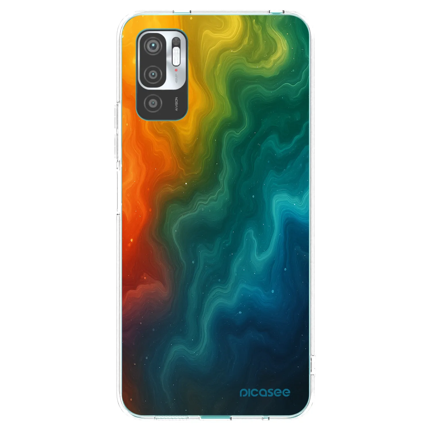 Picasee átlátszó szilikon tok az alábbi mobiltelefonokra Xiaomi Redmi Note 10 5G - Solar