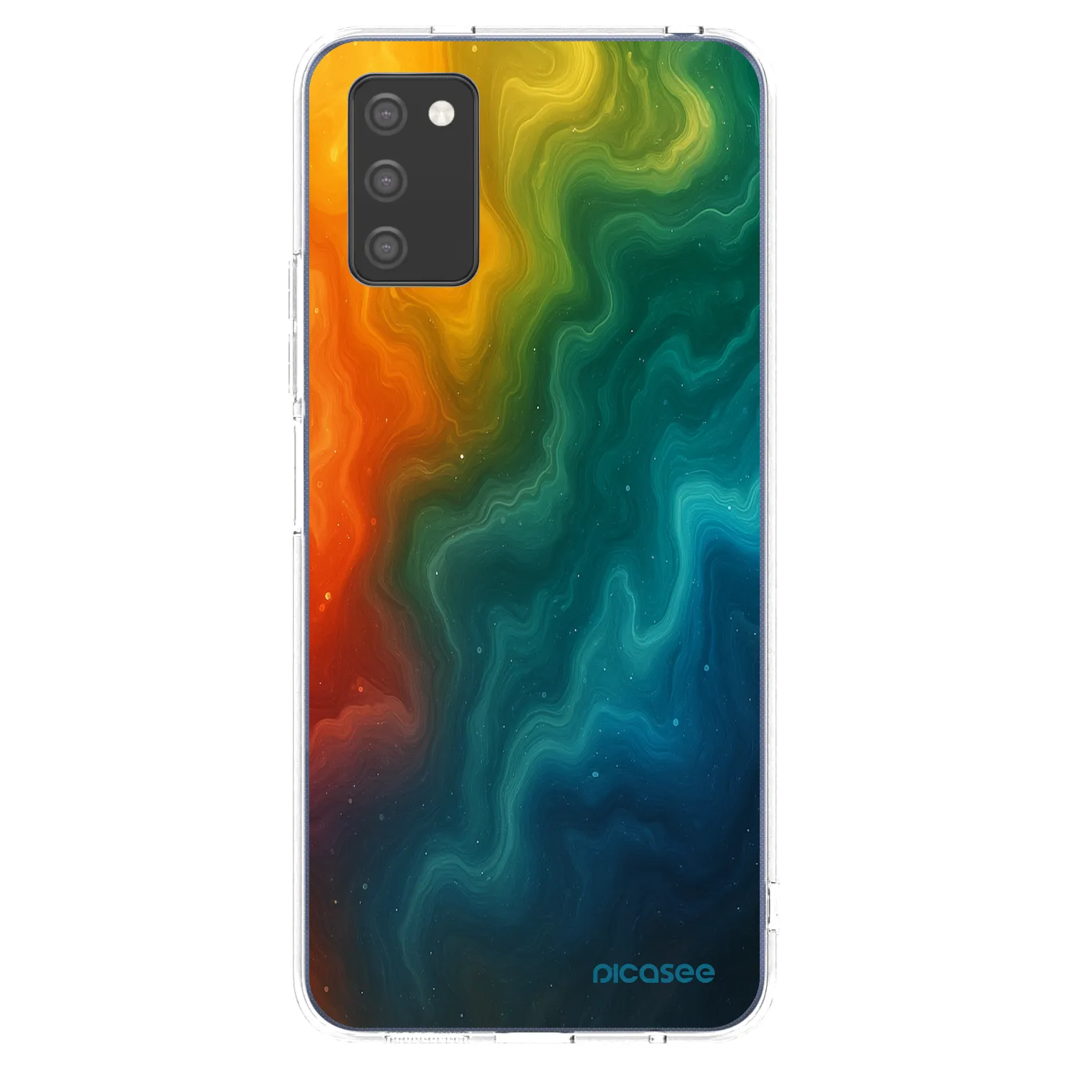 Picasee átlátszó szilikon tok az alábbi mobiltelefonokra Samsung Galaxy A02s A025G - Solar