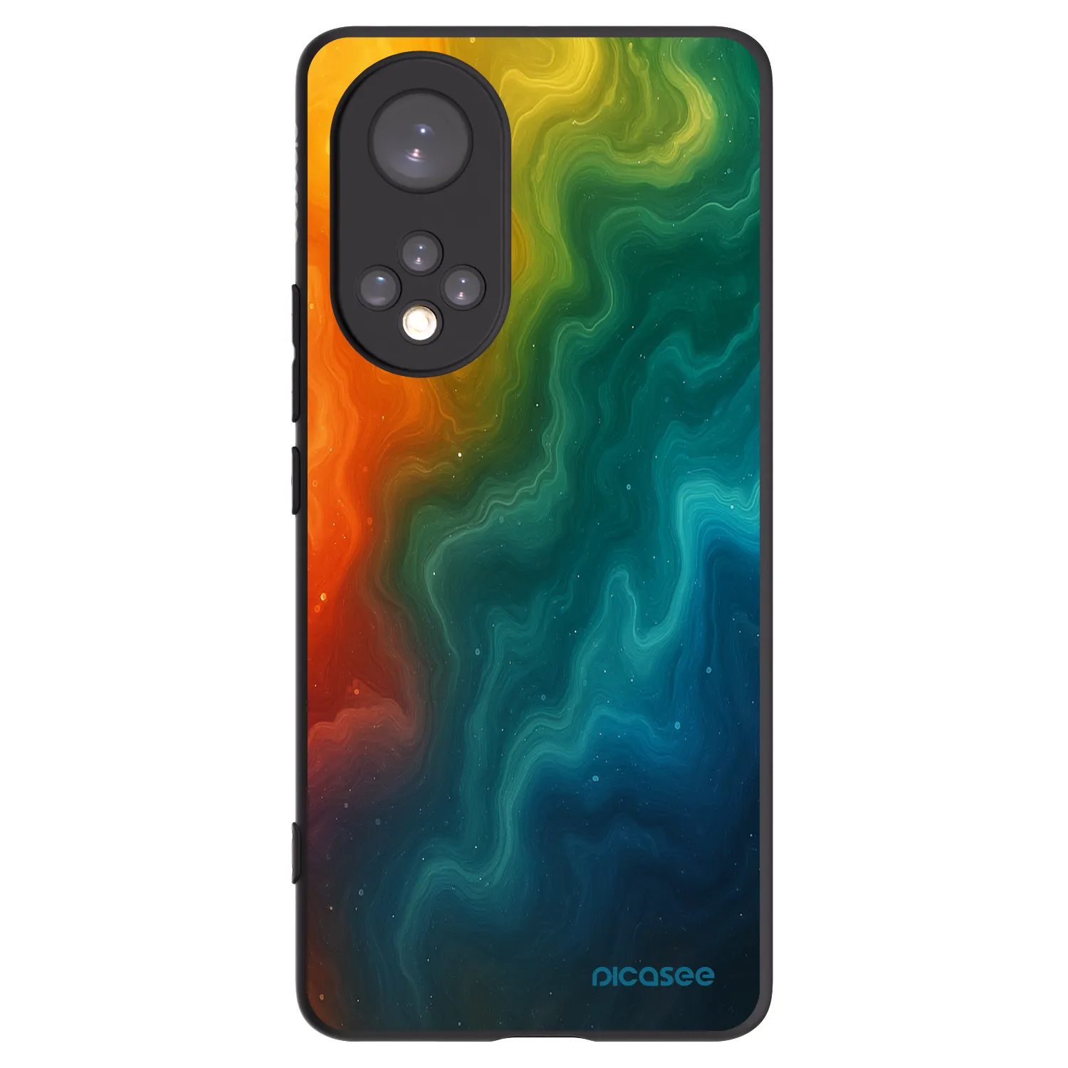 Picasee fekete szilikon tok az alábbi mobiltelefonokra Honor 50 5G - Solar