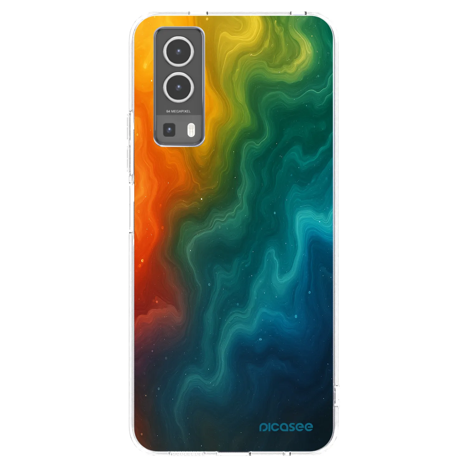 Picasee átlátszó szilikon tok az alábbi mobiltelefonokra Vivo Y72 5G - Solar