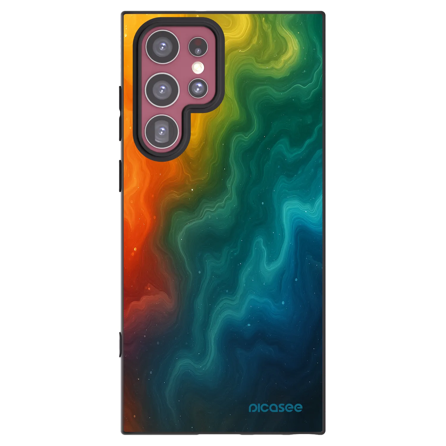 Picasee fekete szilikon tok az alábbi mobiltelefonokra Samsung Galaxy S22 Ultra 5G - Solar
