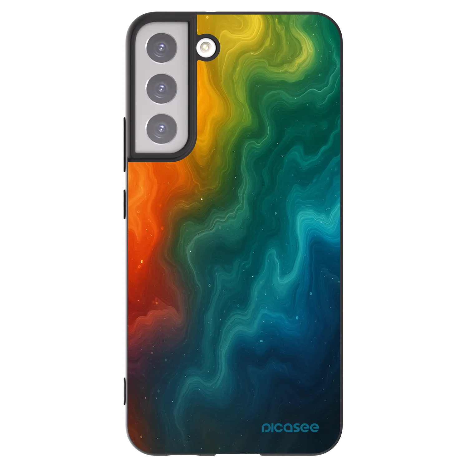 Picasee fekete szilikon tok az alábbi mobiltelefonokra Samsung Galaxy S22+ 5G - Solar
