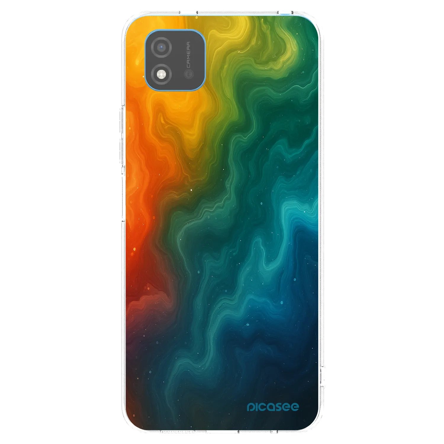 Picasee átlátszó szilikon tok az alábbi mobiltelefonokra Realme C11 (2021) - Solar