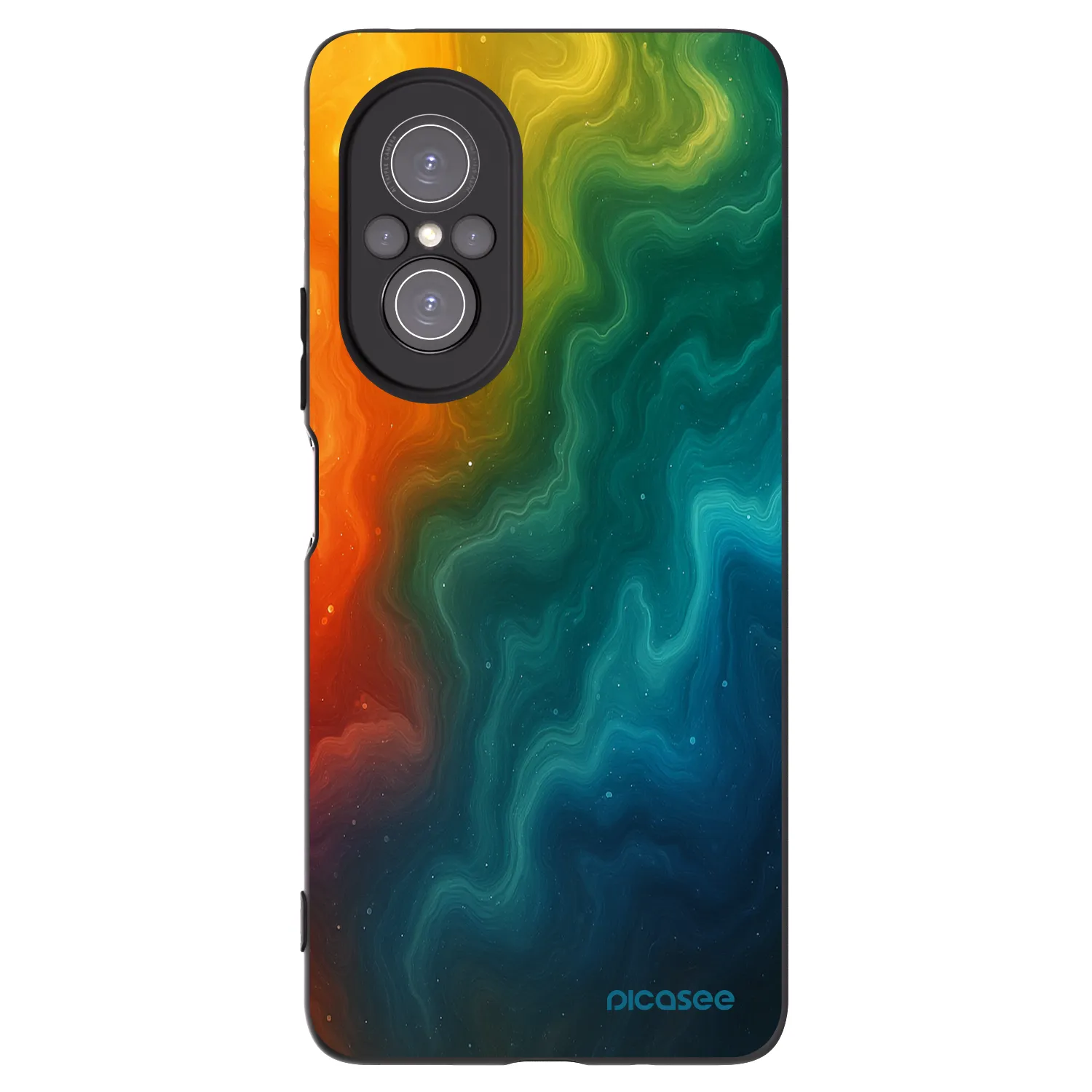 Picasee fekete szilikon tok az alábbi mobiltelefonokra Huawei Nova 9 SE - Solar