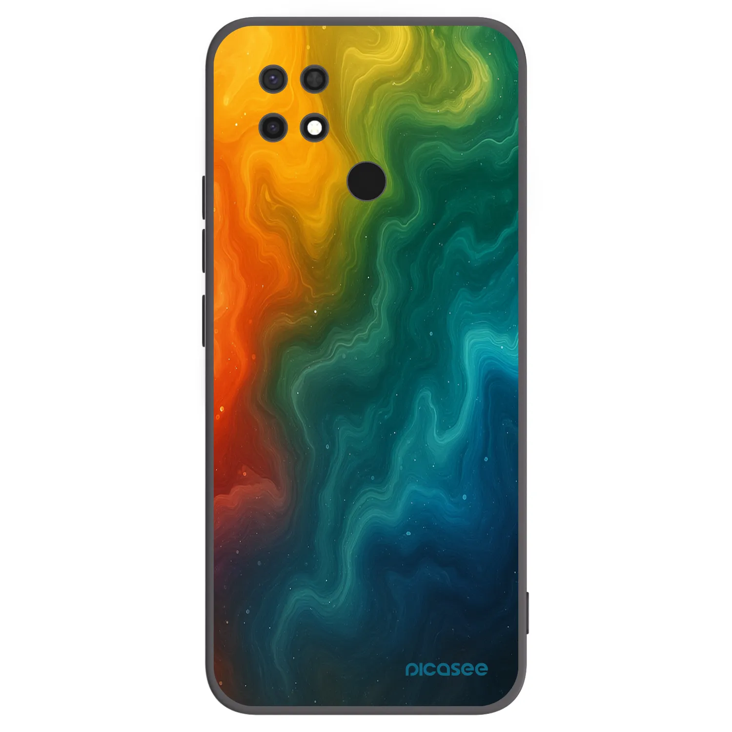 Picasee fekete szilikon tok az alábbi mobiltelefonokra Xiaomi Redmi 10C - Solar