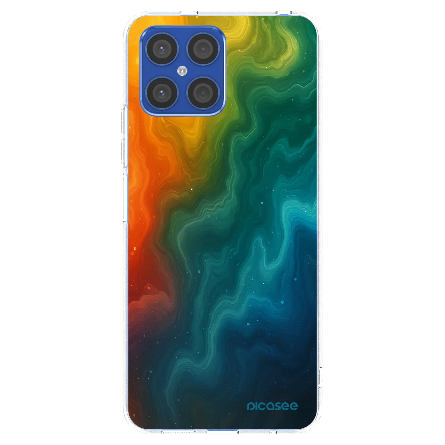 Picasee átlátszó szilikon tok az alábbi mobiltelefonokra Honor X8 4G - Solar