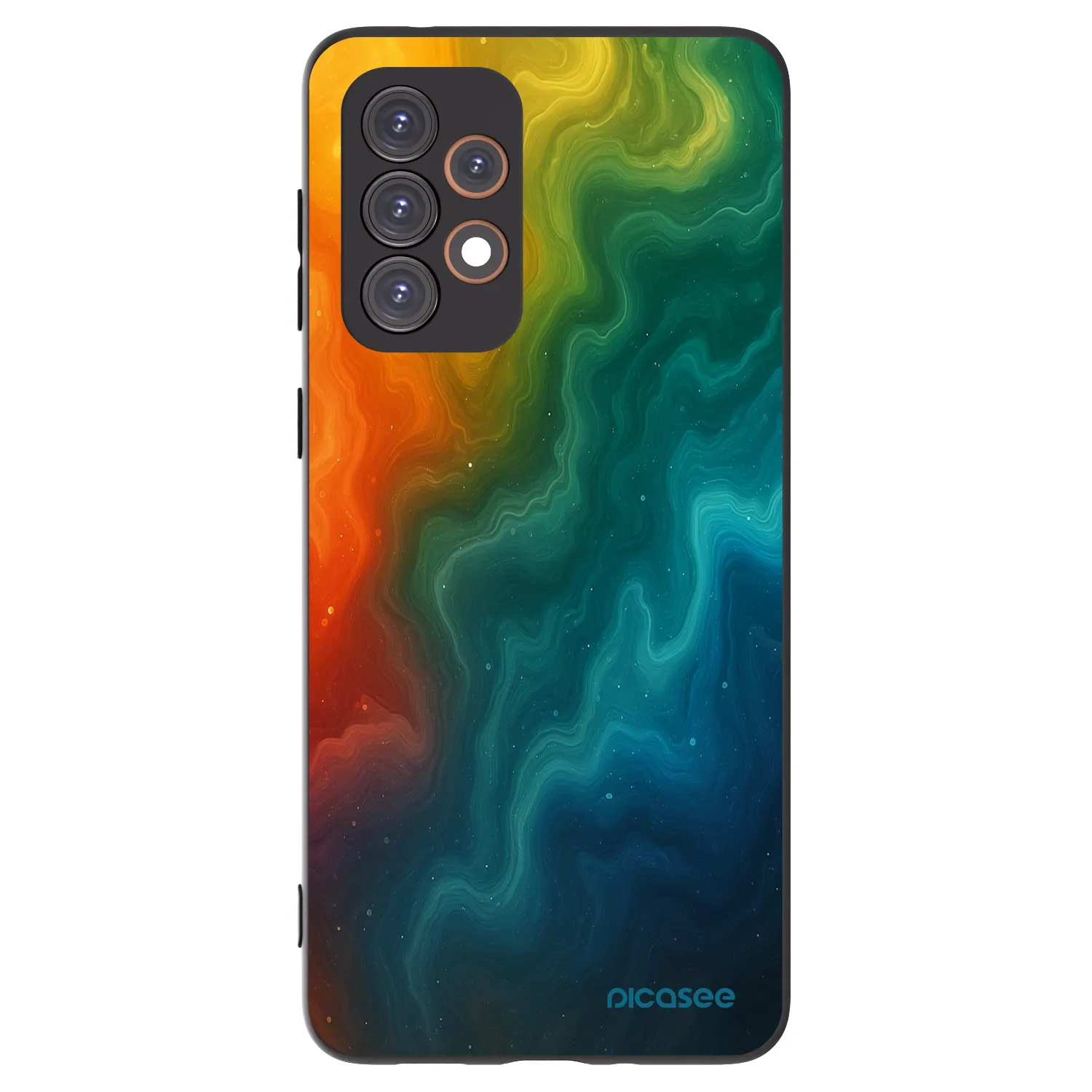 Picasee fekete szilikon tok az alábbi mobiltelefonokra Samsung Galaxy A33 5G A336 - Solar