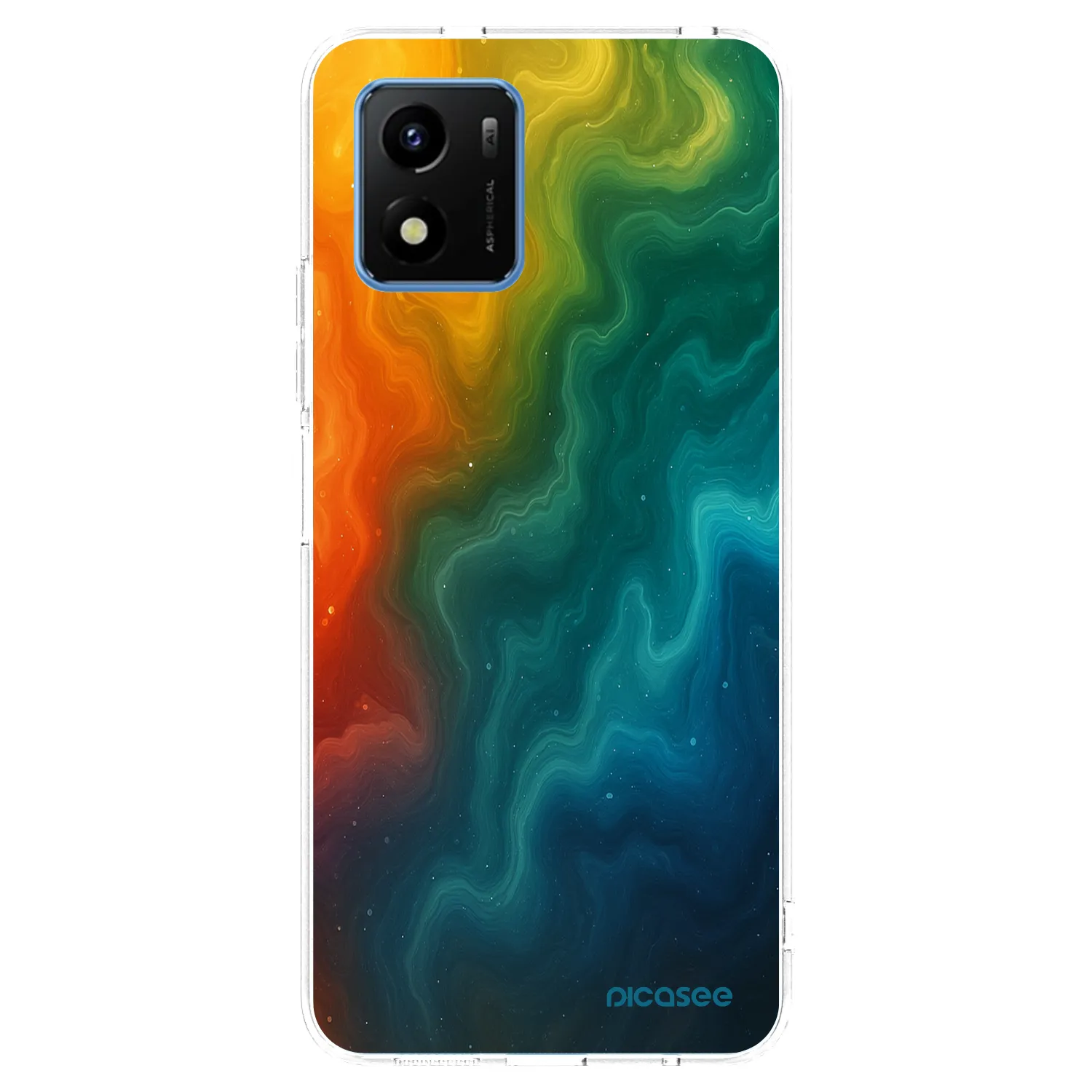 Picasee átlátszó szilikon tok az alábbi mobiltelefonokra Vivo Y01 - Solar