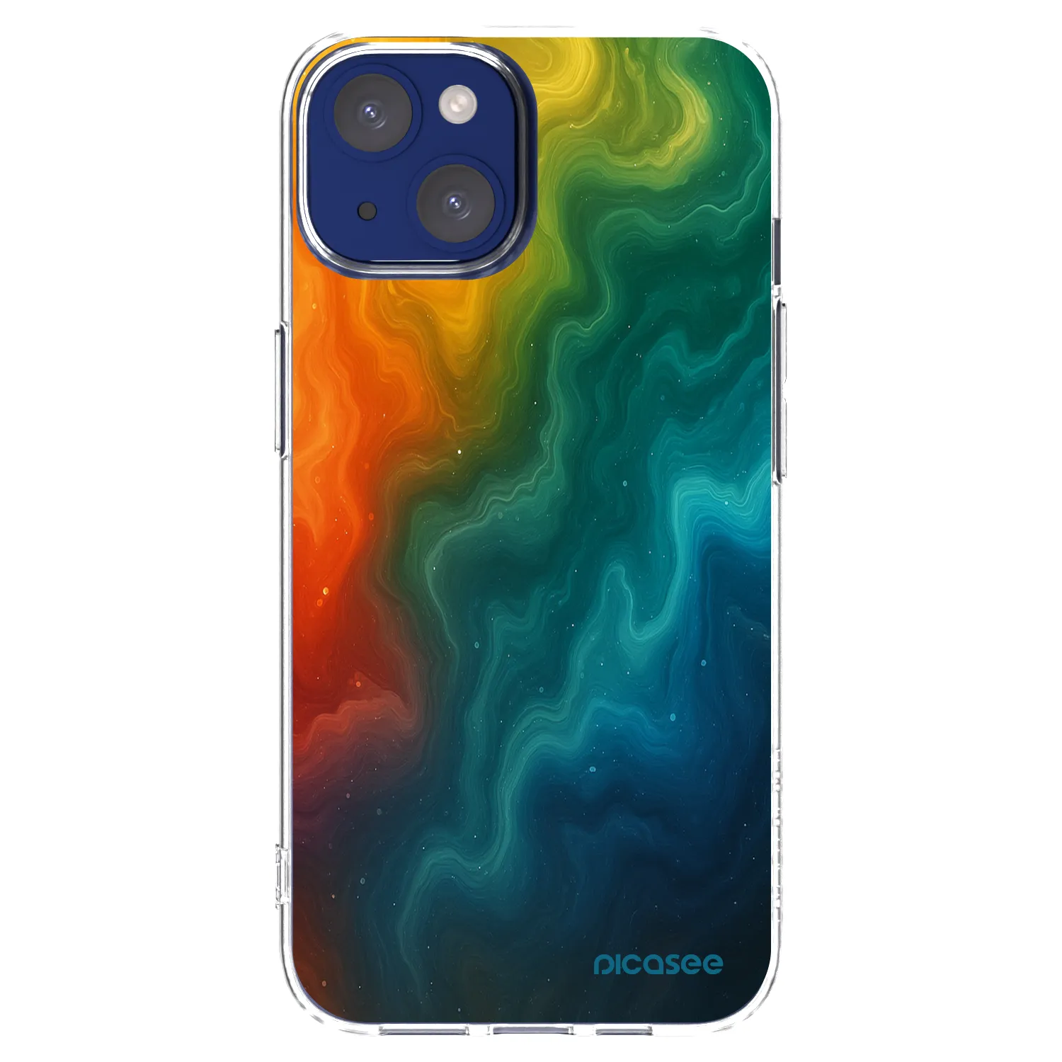 Picasee átlátszó szilikon tok az alábbi mobiltelefonokra Apple iPhone 14 - Solar