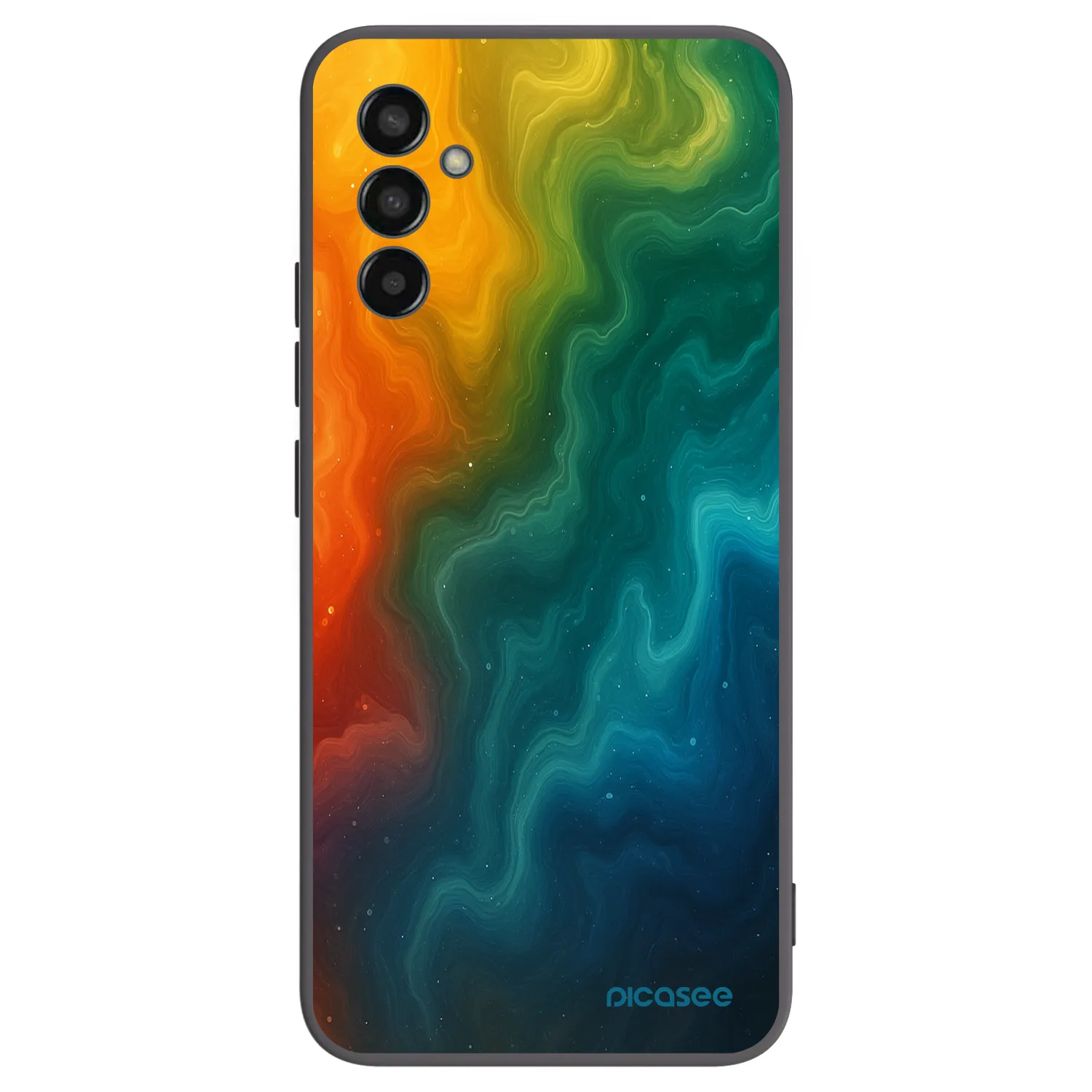 Picasee fekete szilikon tok az alábbi mobiltelefonokra Samsung Galaxy M13 M135F - Solar