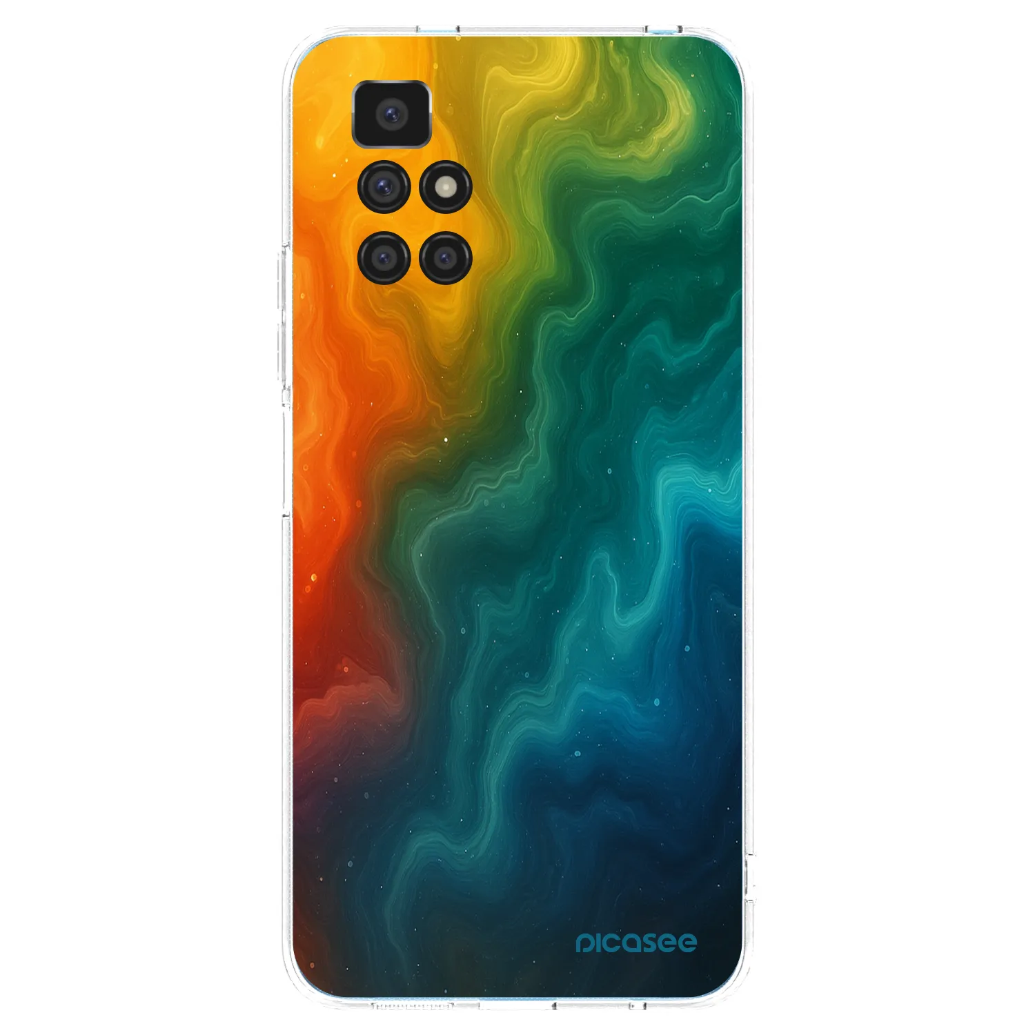 Picasee átlátszó szilikon tok az alábbi mobiltelefonokra Xiaomi Redmi 10 (2022) - Solar