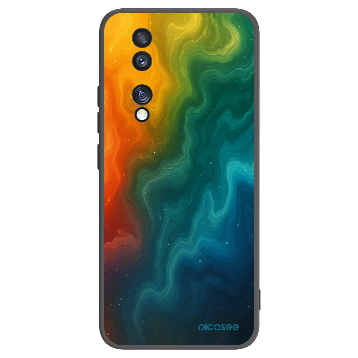 Picasee fekete szilikon tok az alábbi mobiltelefonokra Honor 70 - Solar