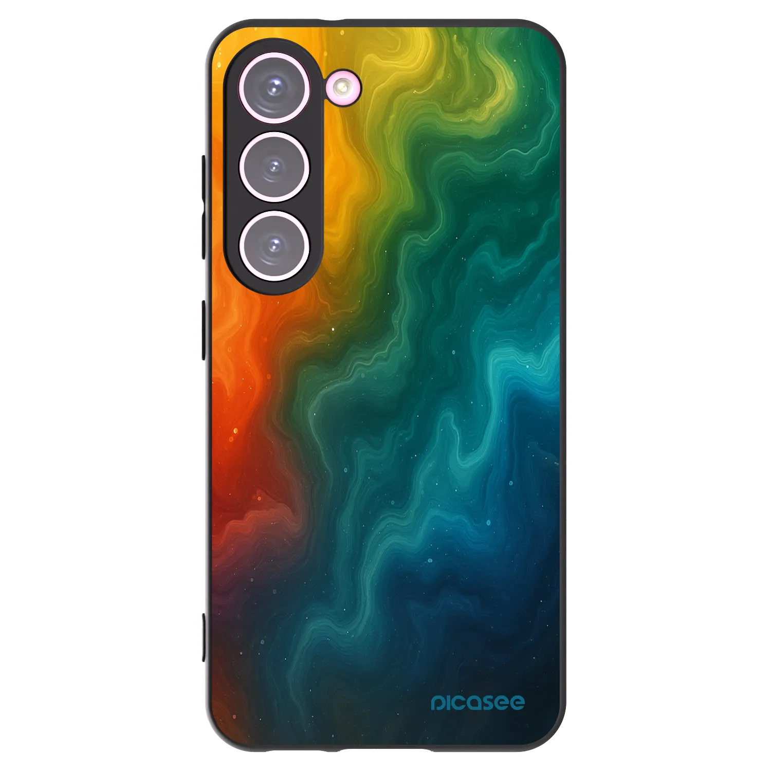 Picasee fekete szilikon tok az alábbi mobiltelefonokra Samsung Galaxy S23 5G - Solar