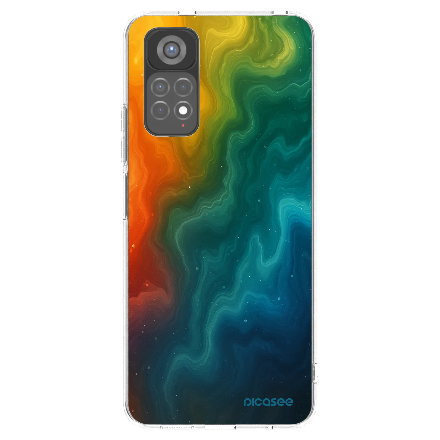 Picasee átlátszó szilikon tok az alábbi mobiltelefonokra Xiaomi Redmi Note 11S 5G - Solar