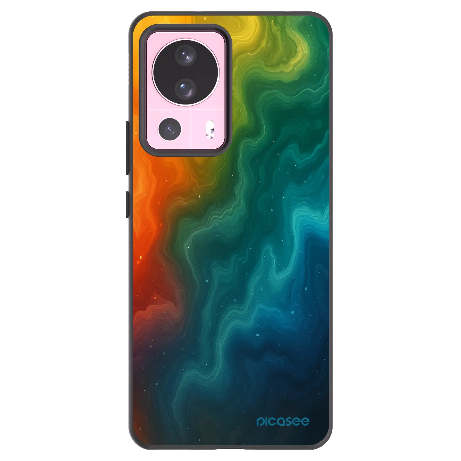 Picasee fekete szilikon tok az alábbi mobiltelefonokra Xiaomi 13 Lite - Solar