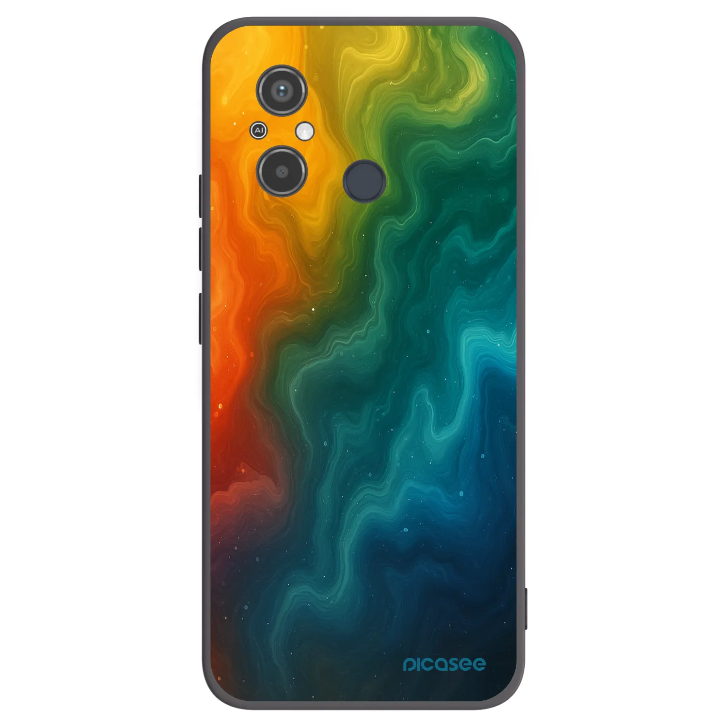 Picasee fekete szilikon tok az alábbi mobiltelefonokra Xiaomi Redmi 12C - Solar