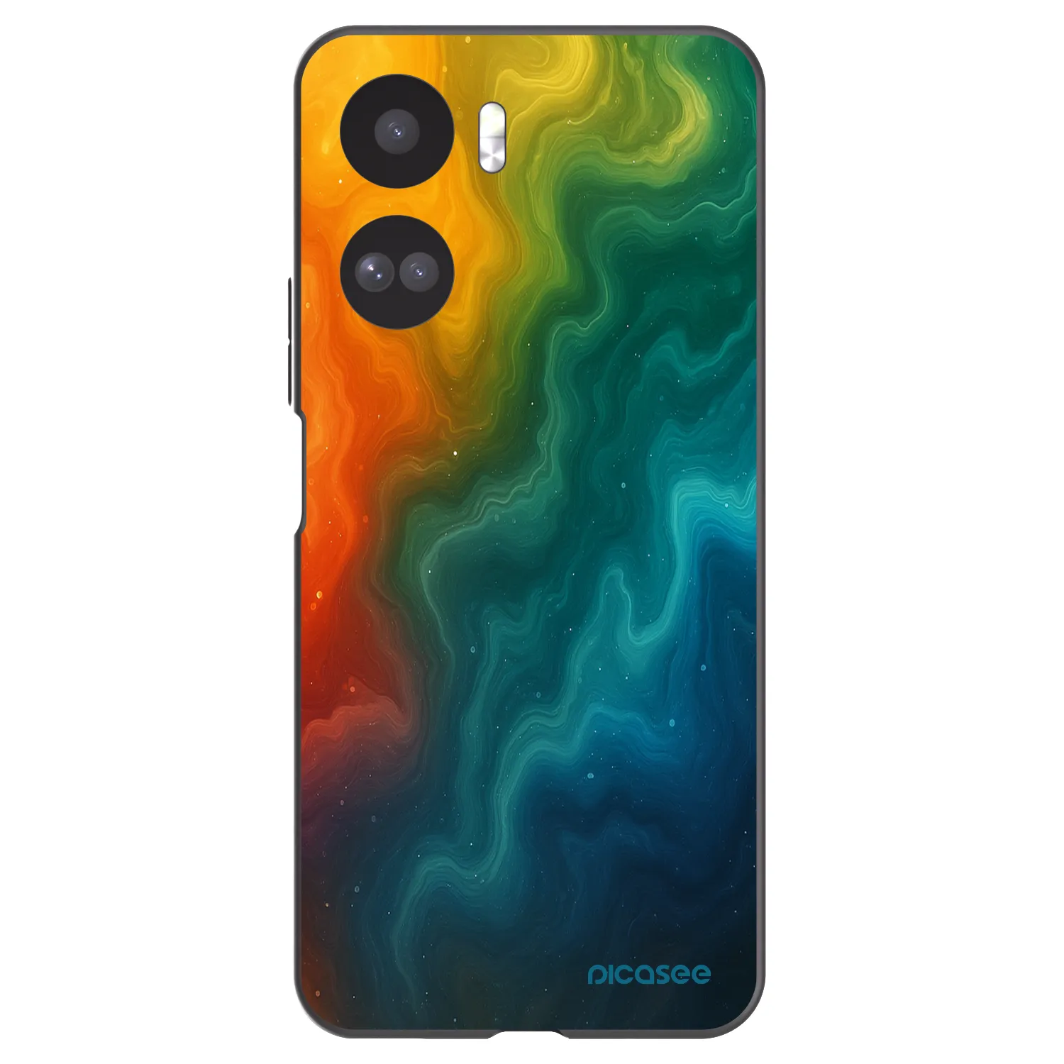 Picasee fekete szilikon tok az alábbi mobiltelefonokra Honor 90 Lite 5G - Solar