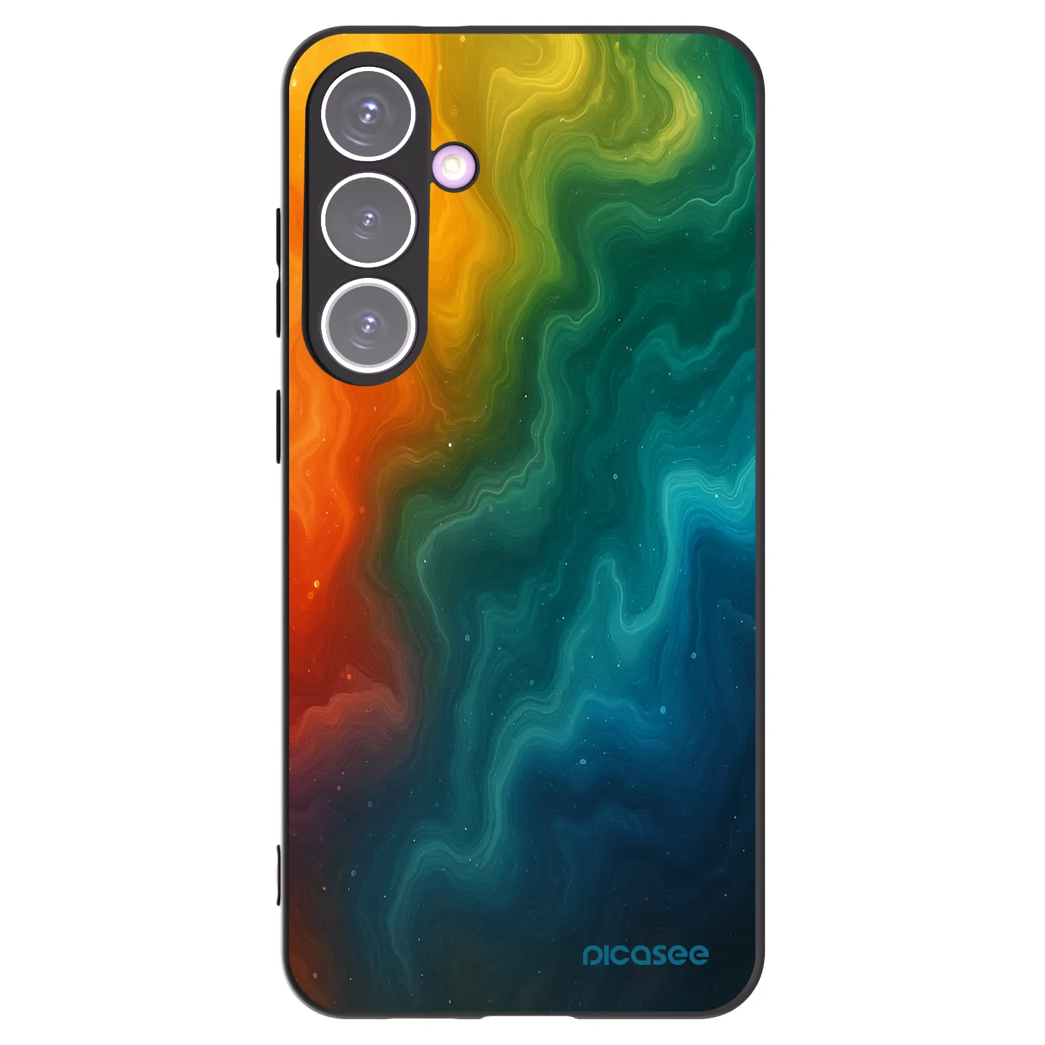 Picasee fekete szilikon tok az alábbi mobiltelefonokra Samsung Galaxy S24+ S926B 5G - Solar