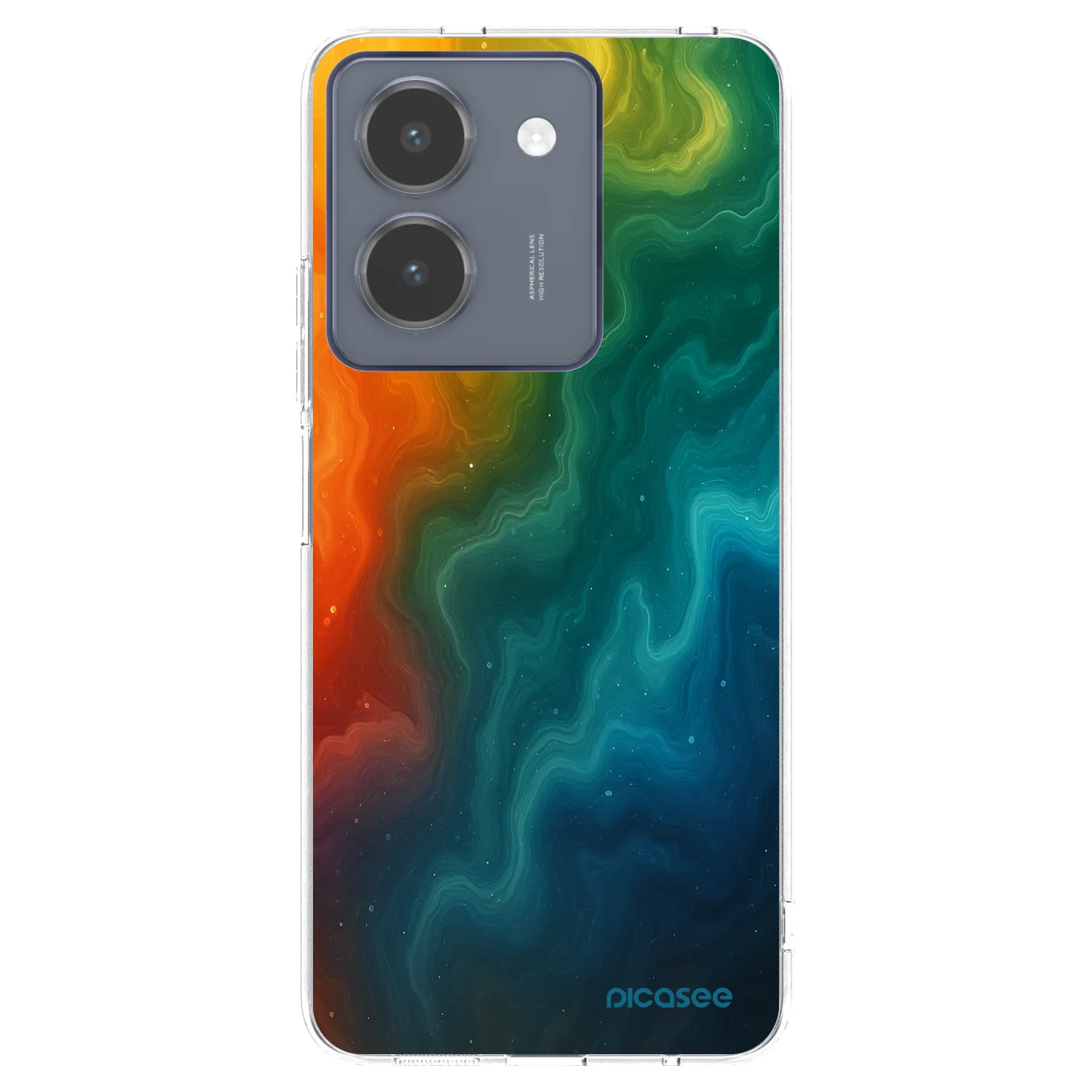 Picasee átlátszó szilikon tok az alábbi mobiltelefonokra Vivo Y36 4G - Solar