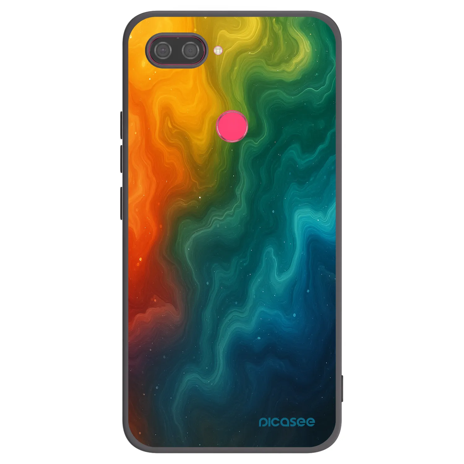 Picasee fekete szilikon tok az alábbi mobiltelefonokra Xiaomi Mi 8 Lite - Solar