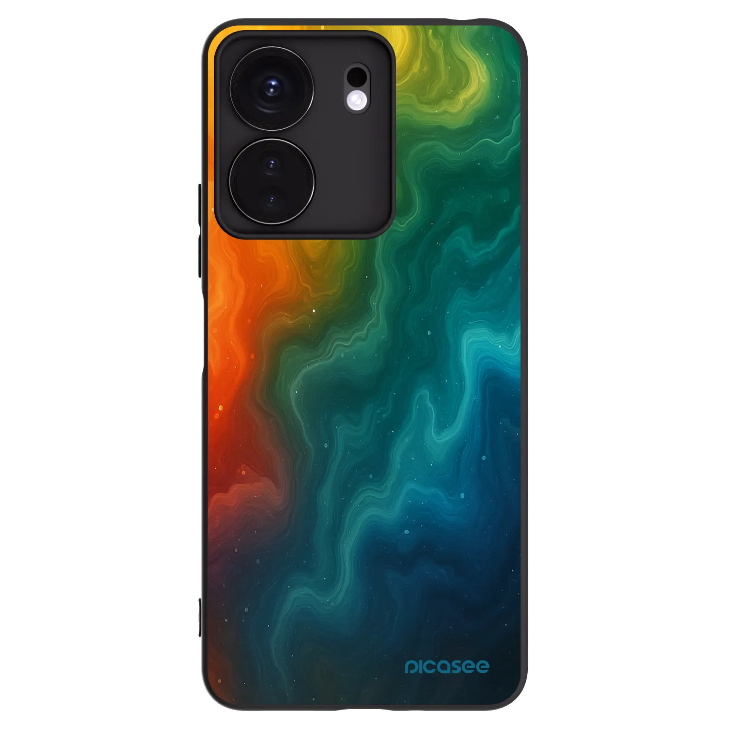 Picasee fekete szilikon tok az alábbi mobiltelefonokra Xiaomi Redmi 13C 4G - Solar